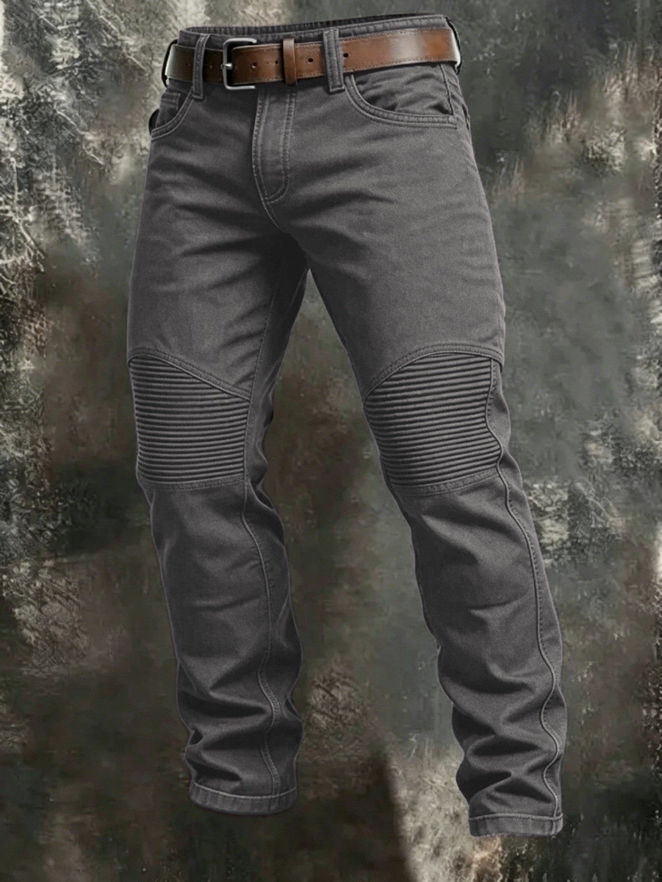 Men's Casual Slim Straight Paneled Workwear Cargo Pants