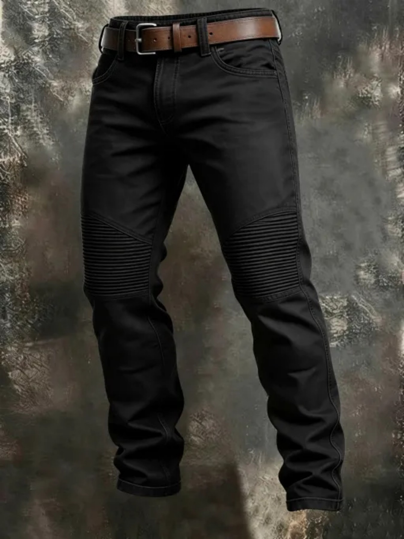 Men's Casual Slim Straight Paneled Workwear Cargo Pants