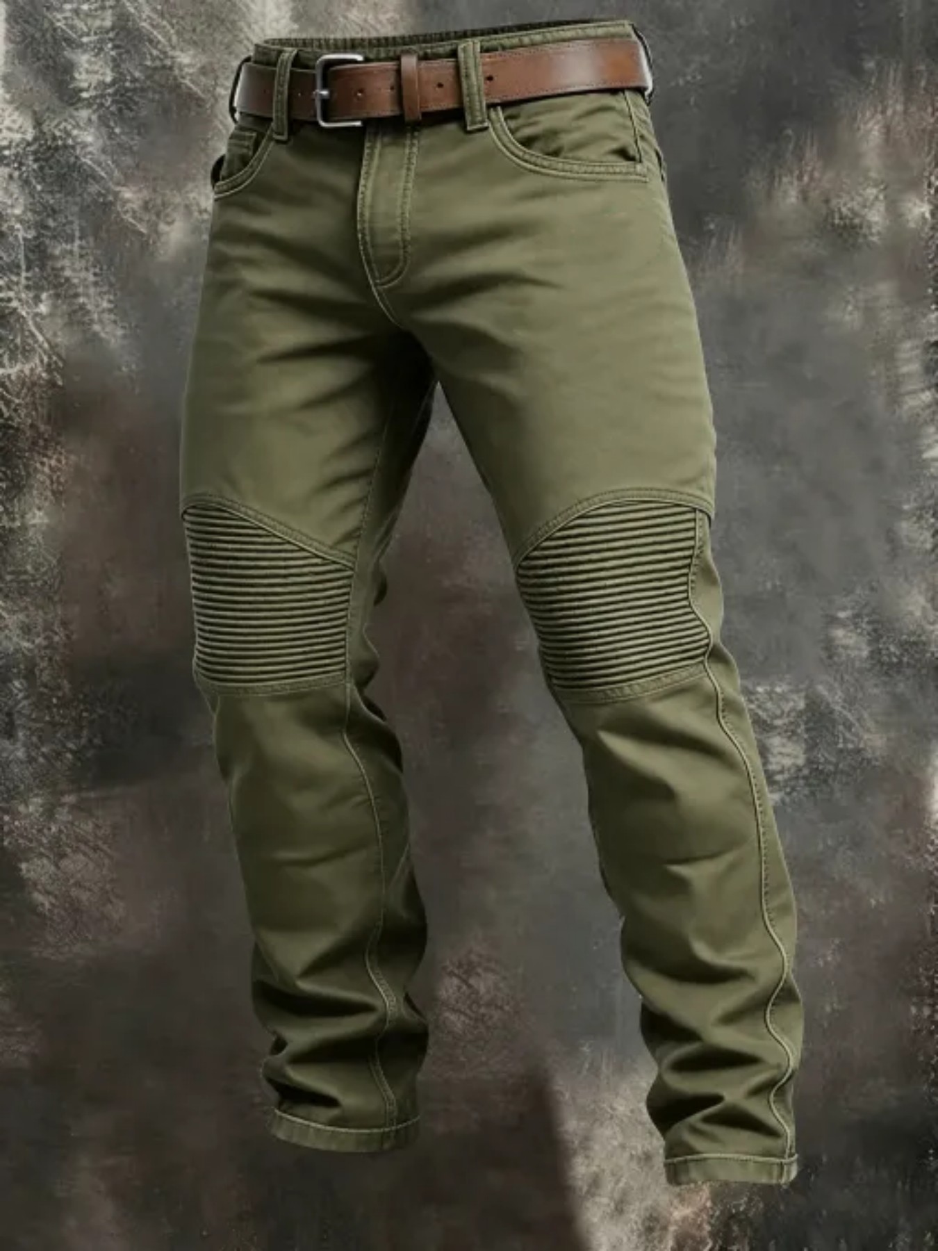 Men's Casual Slim Straight Paneled Workwear Cargo Pants