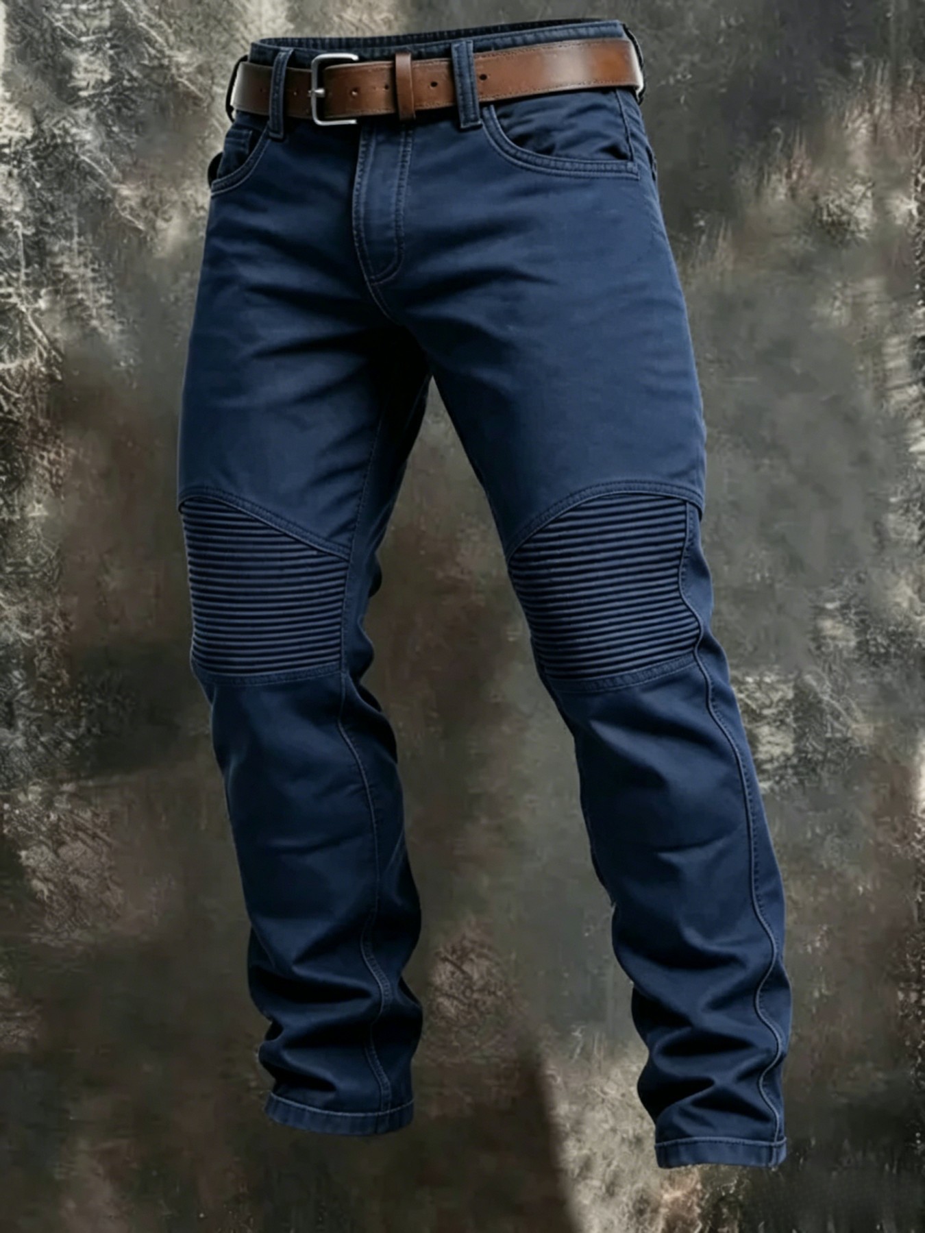 Men's Casual Slim Straight Paneled Workwear Cargo Pants
