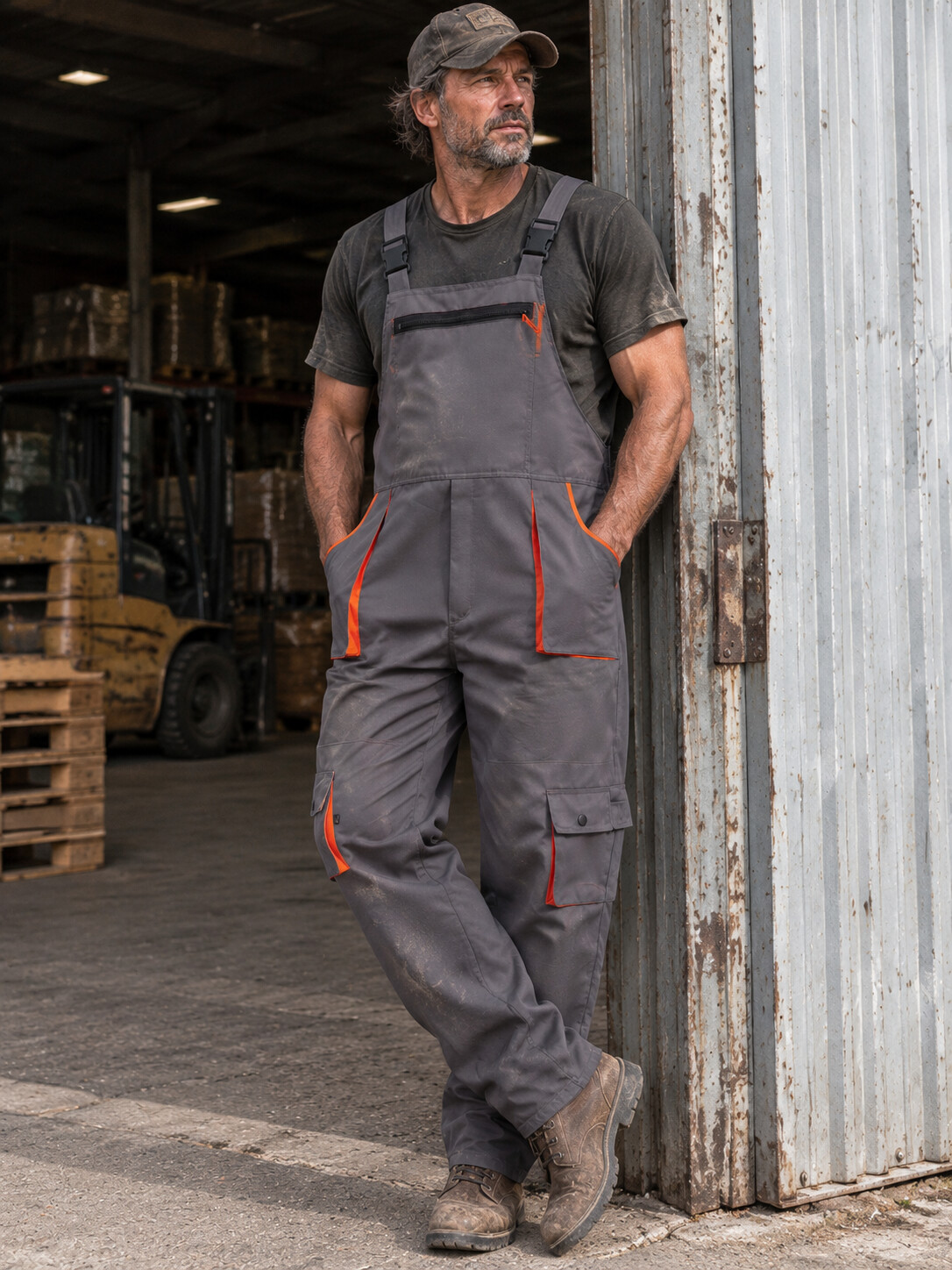 Men's Vintage Durable Workwear Overalls