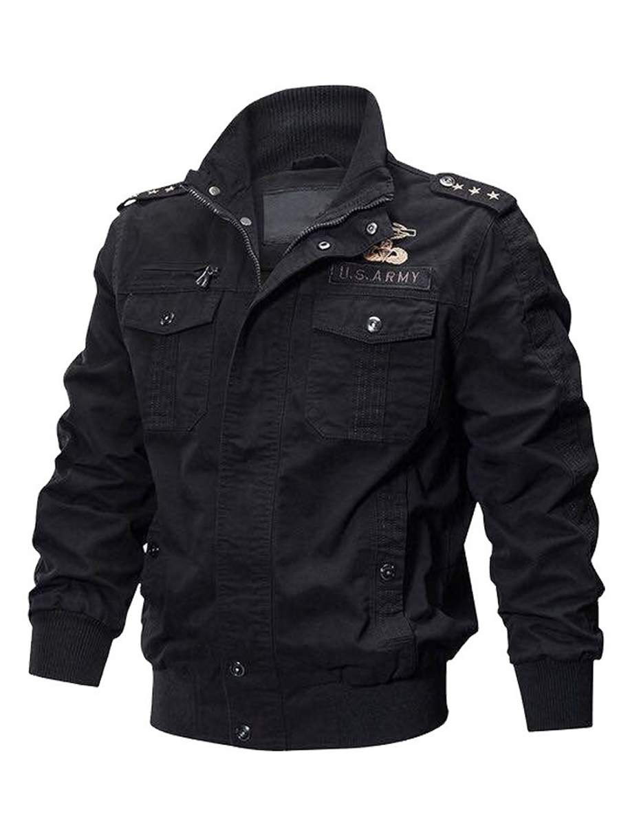 Men's Vintage WWII-Style Tactical Military Jacket