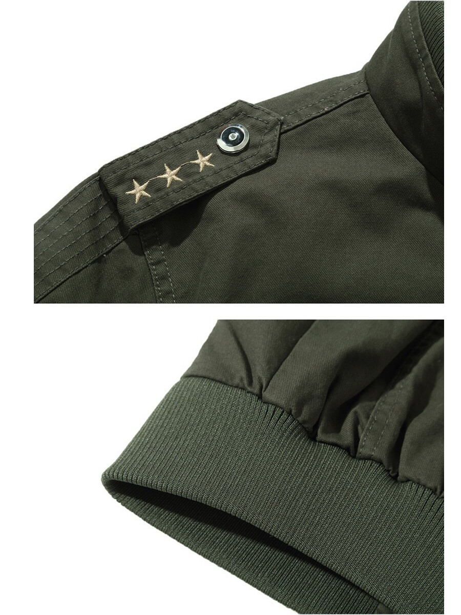 Men's Vintage WWII-Style Tactical Military Jacket