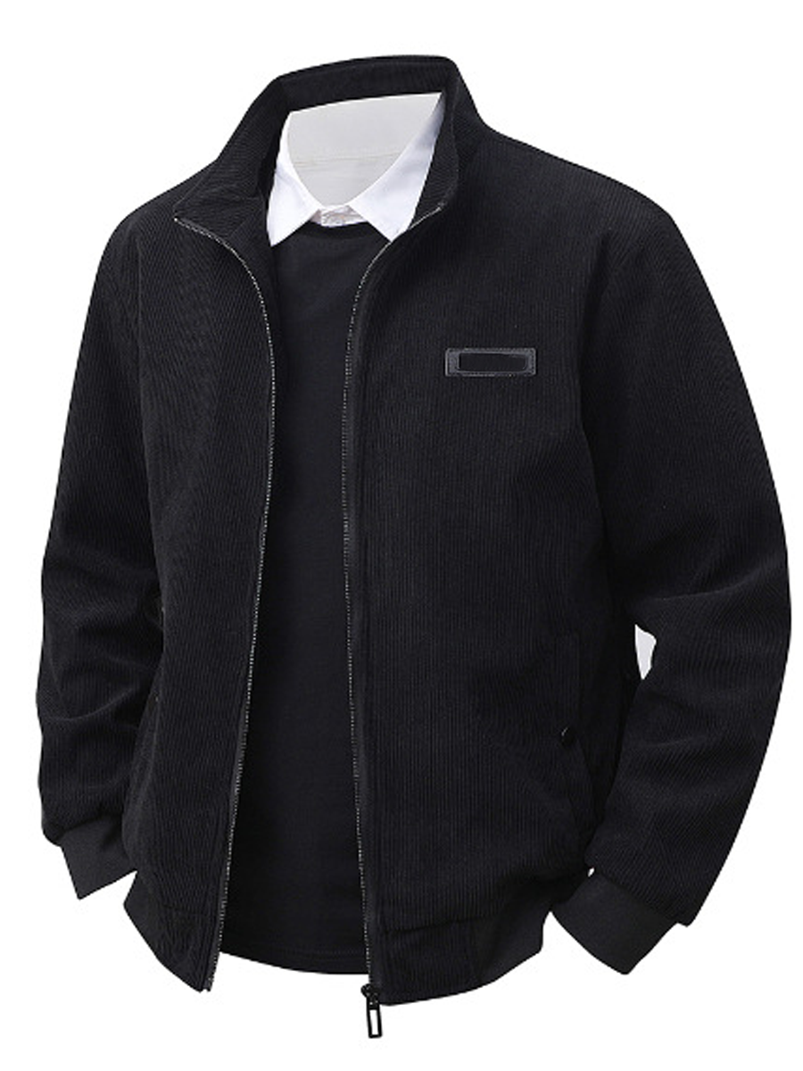 Men's Casual Corduroy Long-Sleeve Jacket