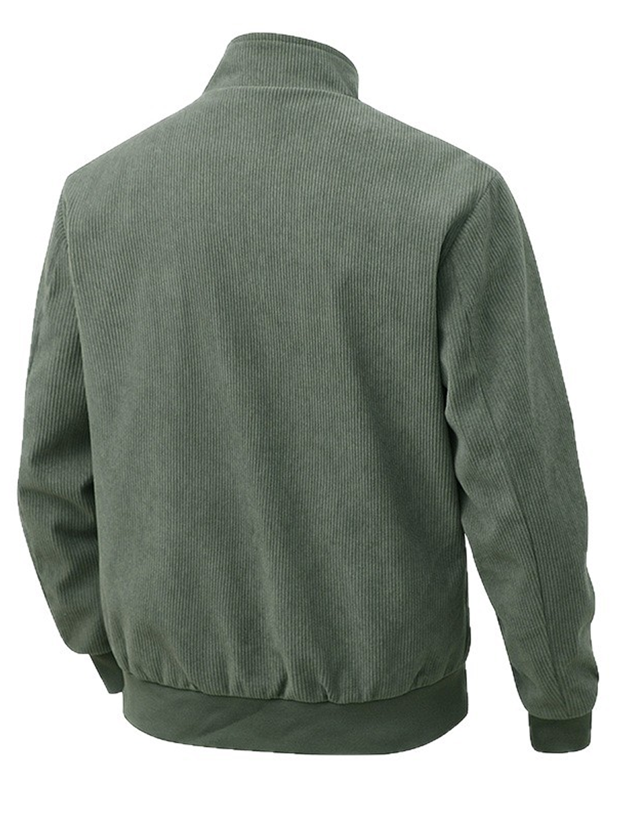 Men's Casual Corduroy Long-Sleeve Jacket