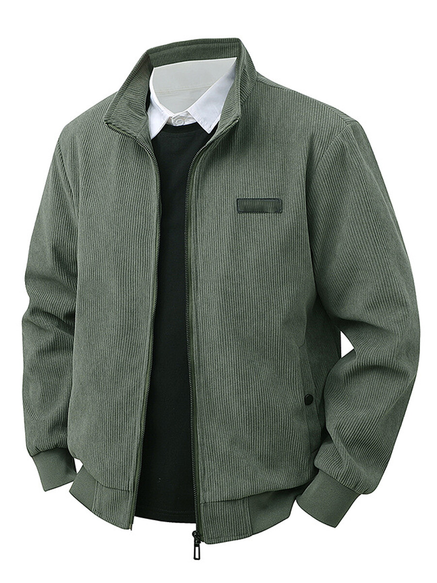 Men's Casual Corduroy Long-Sleeve Jacket