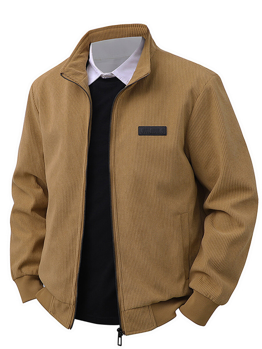Men's Casual Corduroy Long-Sleeve Jacket