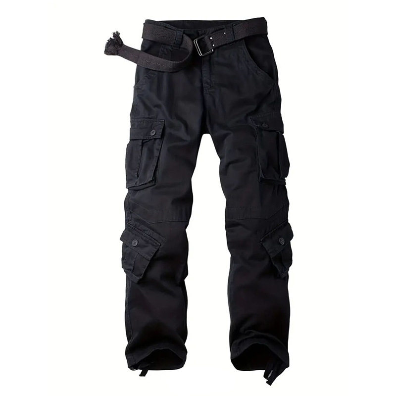 Men's Loose-Fit Durable Casual Cargo Pants with 3D Pockets