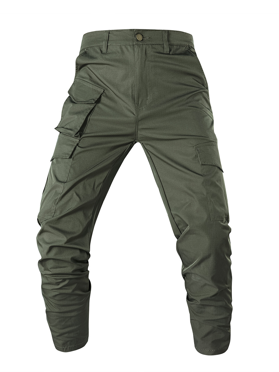 Men's Lightweight Outdoor Casual Multi-Pocket Cargo Pants