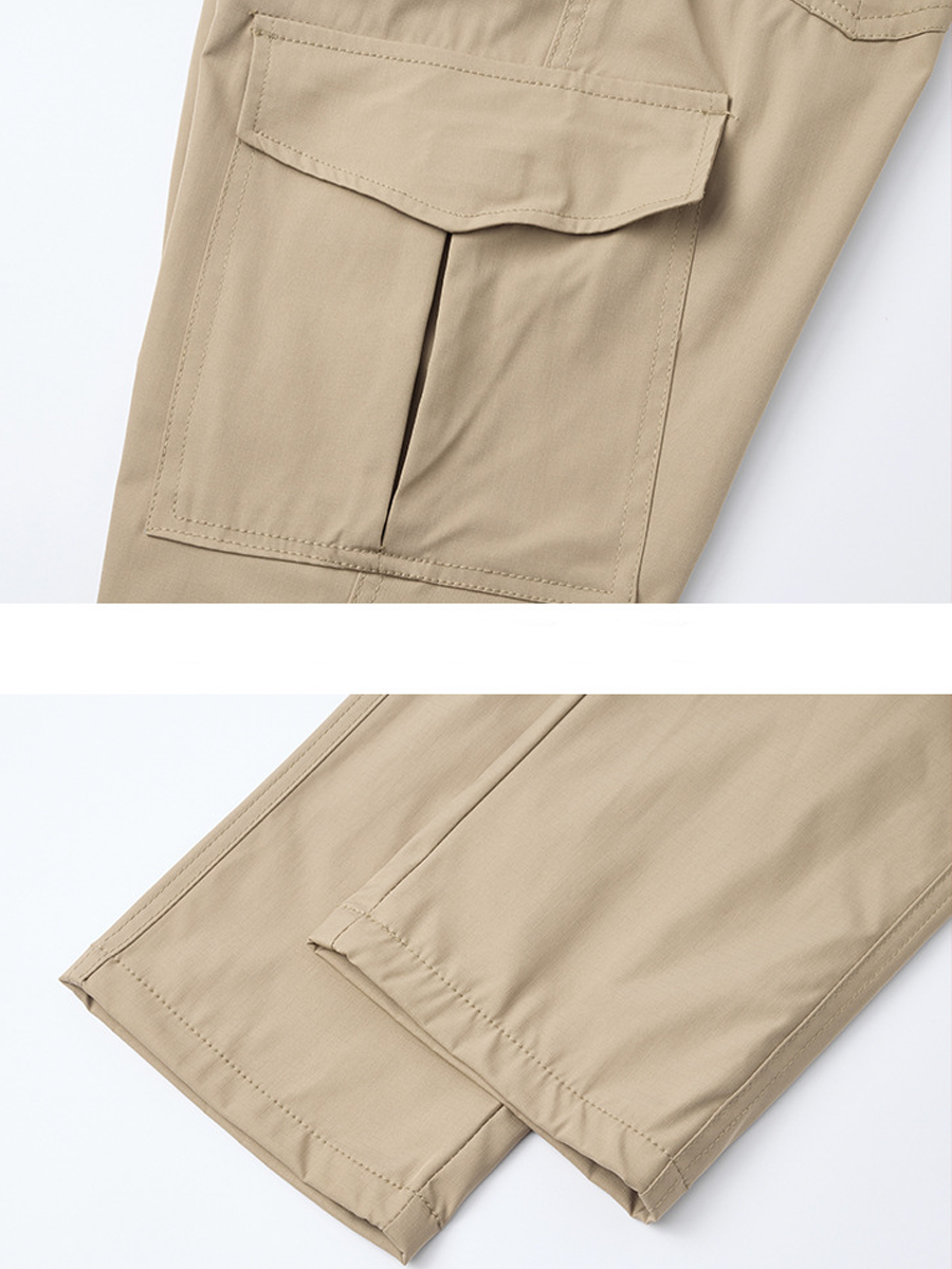 Men's Lightweight Outdoor Casual Multi-Pocket Cargo Pants