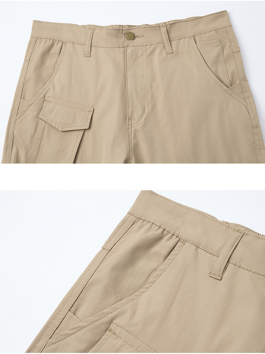 Men's Lightweight Outdoor Casual Multi-Pocket Cargo Pants