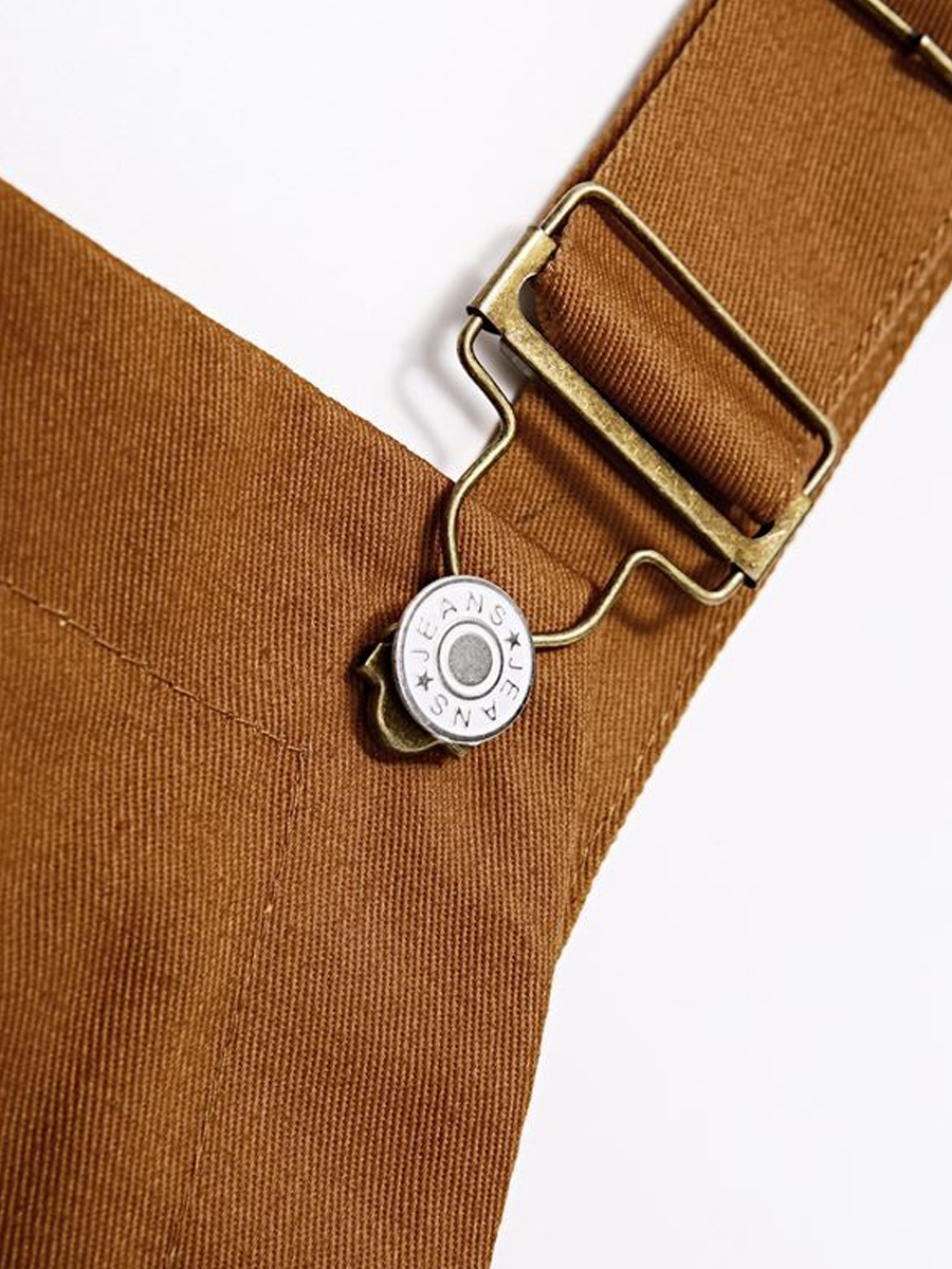 Men's Vintage Cargo Overalls | Rugged Canvas Workwear Jumpsuit with Multi-Pockets