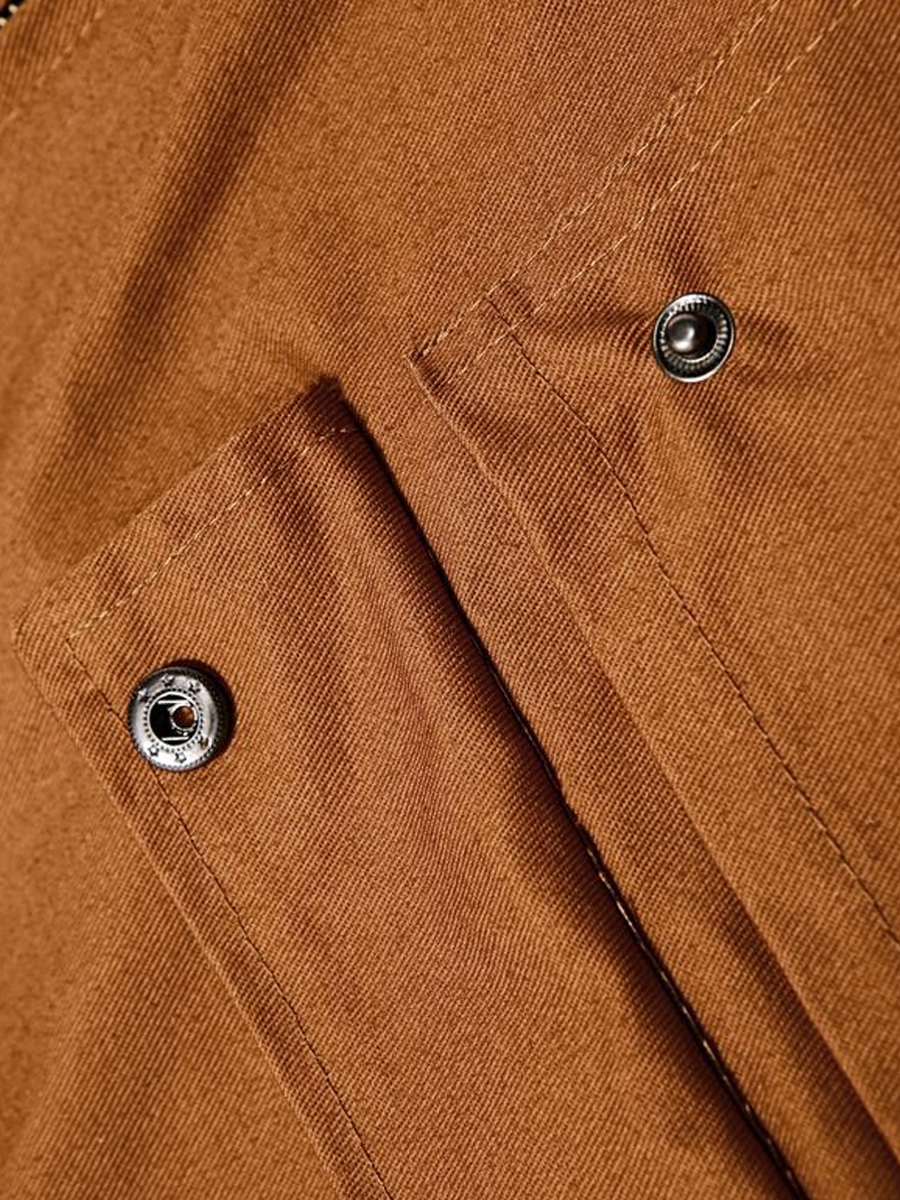 Men's Vintage Cargo Overalls | Rugged Canvas Workwear Jumpsuit with Multi-Pockets