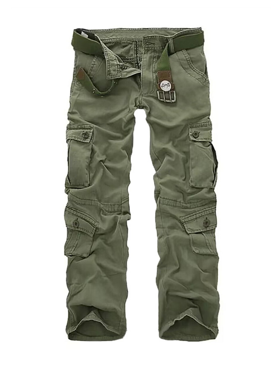 Men's Loose-Fit Durable Casual Cargo Pants with 3D Pockets