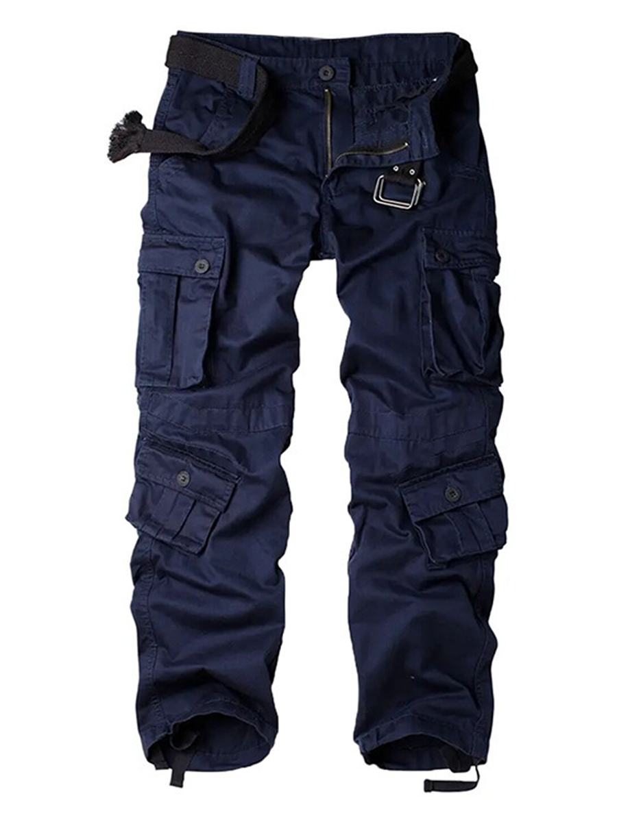 Men's Loose-Fit Durable Casual Cargo Pants with 3D Pockets