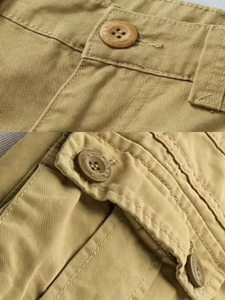 Men's Loose-Fit Durable Casual Cargo Pants with 3D Pockets