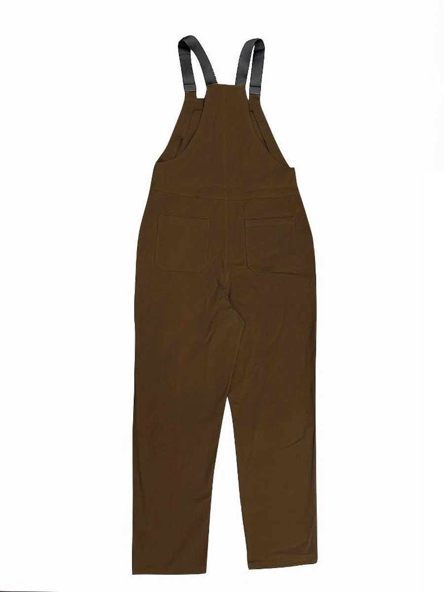 Men's Urban Cargo Bib Overalls - Slim Fit Tactical Utility Jumpsuit Workwear