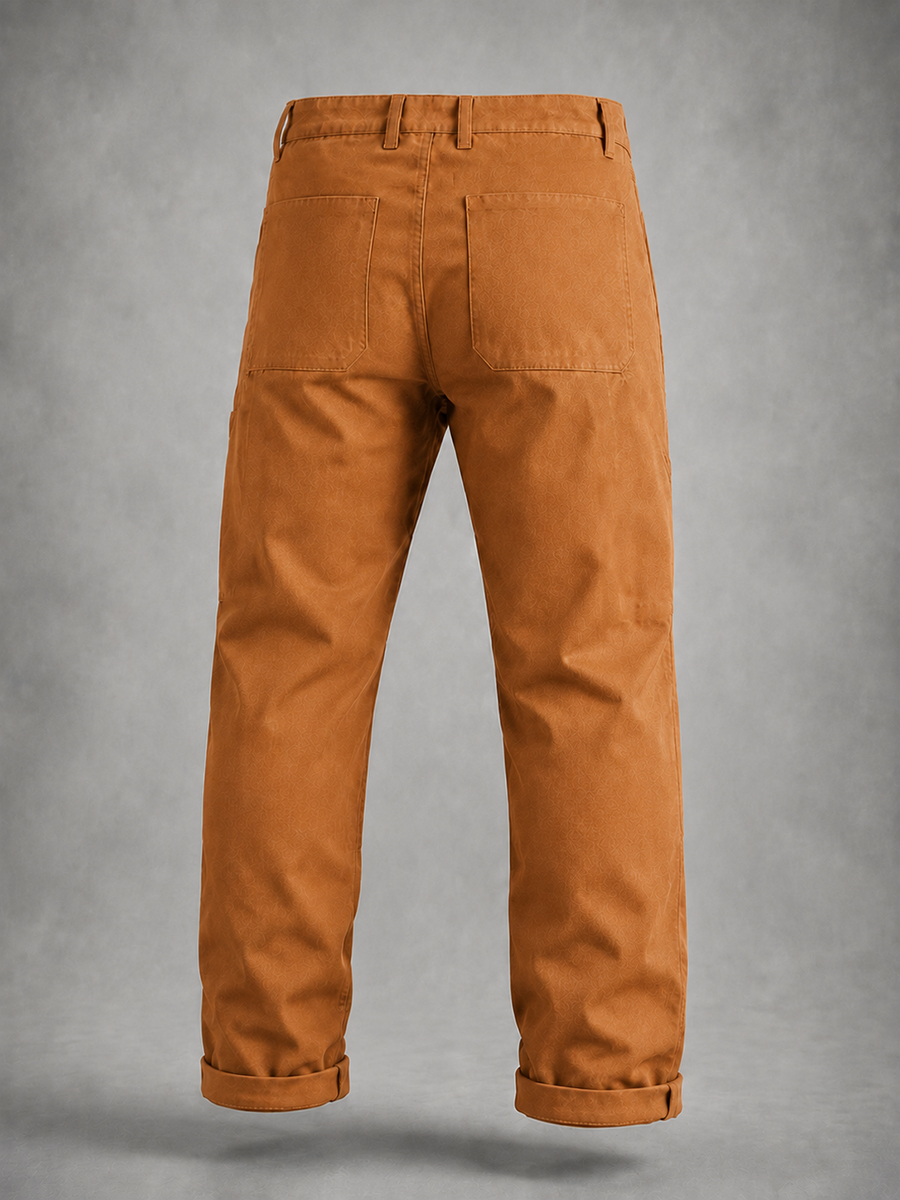 Men's Heavyweight Canvas Double-Knee Vintage Work Pants