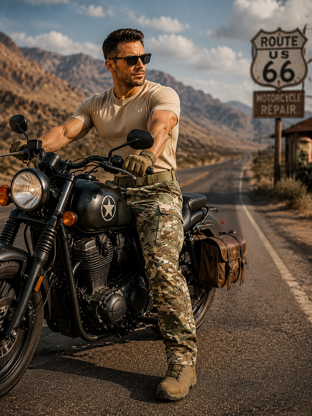 Men's Waterproof & Breathable Durable Combat Tactical Trousers for Hiking & Work