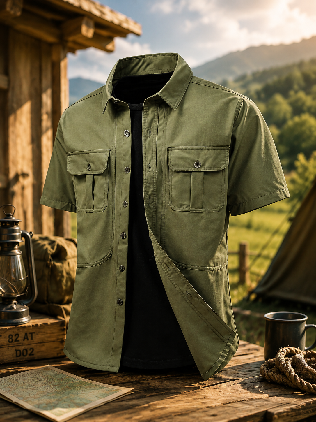 Heritage Utility Field Shirt– Classic Two-Pocket Design for Every Adventure