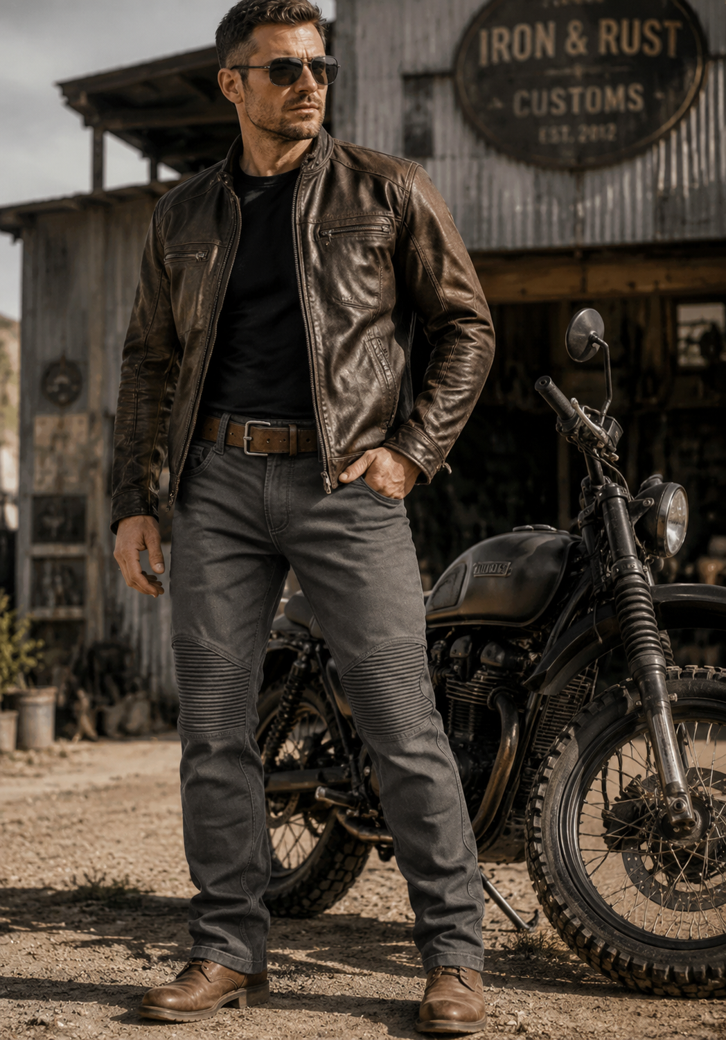 Men's Casual Slim Straight Paneled Workwear Cargo Pants