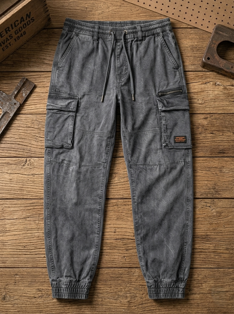 Men's Outdoor Durable Multi-Pocket Work  Cargo Pants