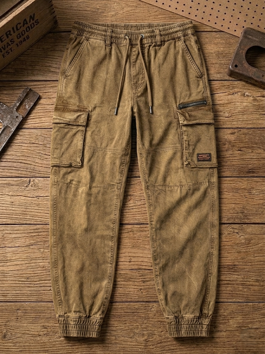 Men's Outdoor Durable Multi-Pocket Work  Cargo Pants
