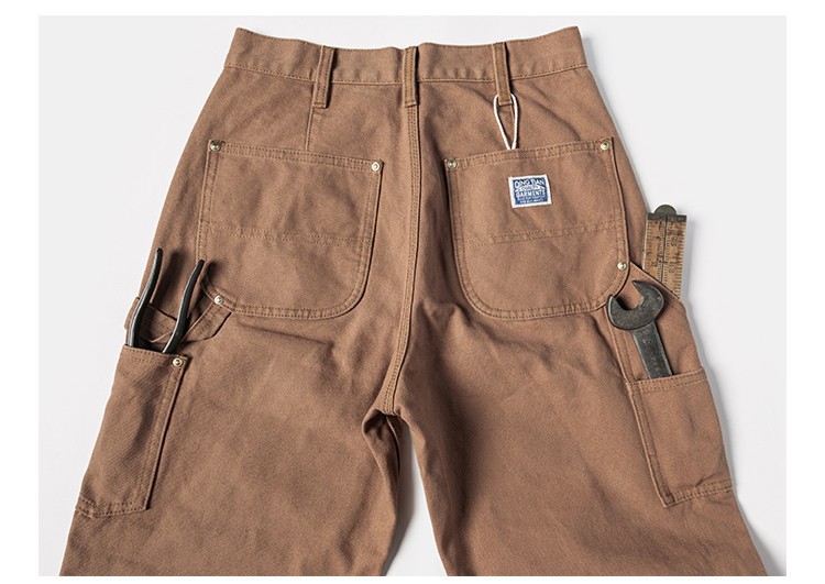 "Old Era" Men's Retro Double Knee Carpenter Pants