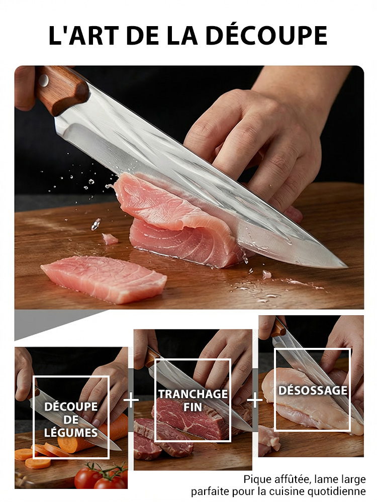 Amélioration des articles de cuisine forgés à la main