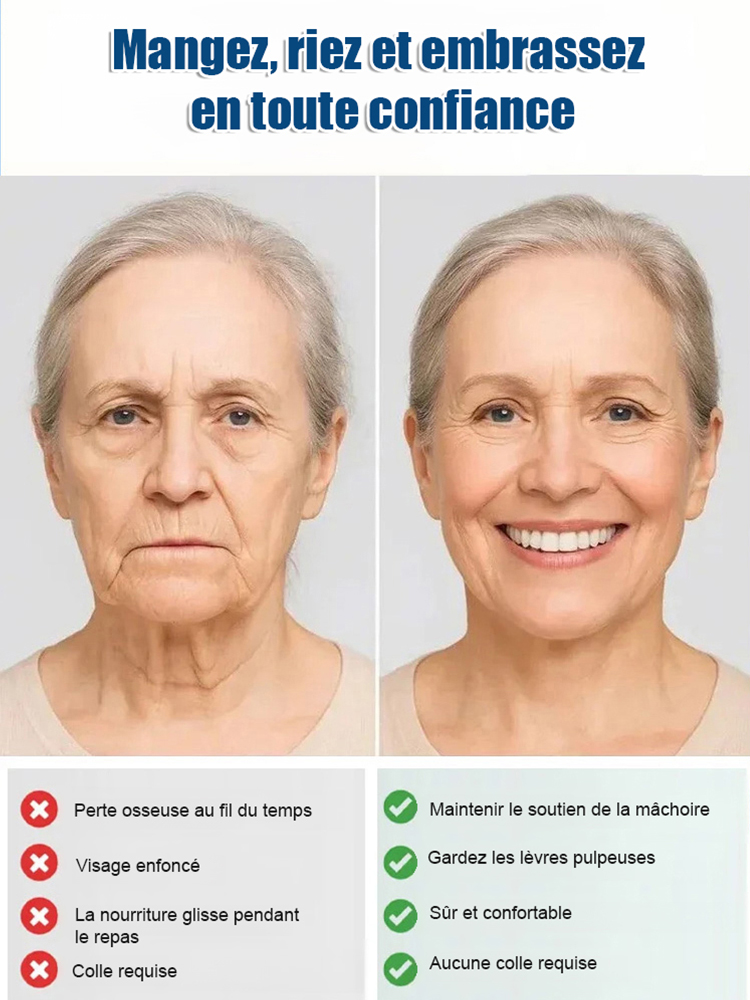 ⭐Transformez votre sourire en 30 secondes : La Prothèse en Silicone Souple n°1 en France