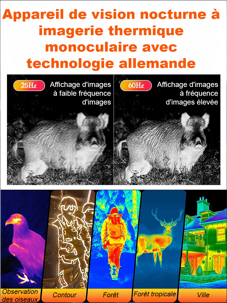 Allemagne technologie imagerie thermique monocylindre vision nocturne