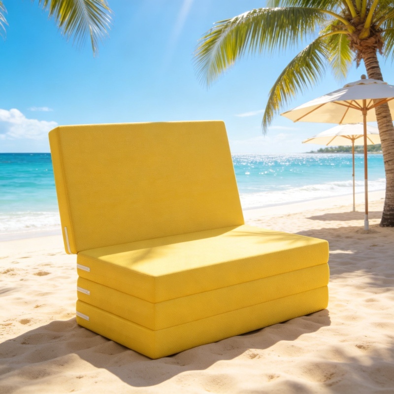 Thickened sponge mat floor four folding lunch break nap mattress lazy office tatami sleeping mat flo