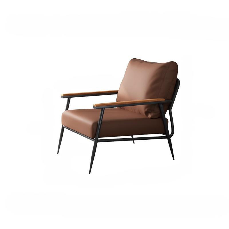 Fauteuil moderne nordique une place, spécial pour chambre à coucher et réception d'affaires