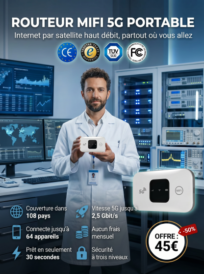[Connexion directe par satellite ] 0€ d'abonnement, couverture 5G mondiale, débit de 500 Mbps !