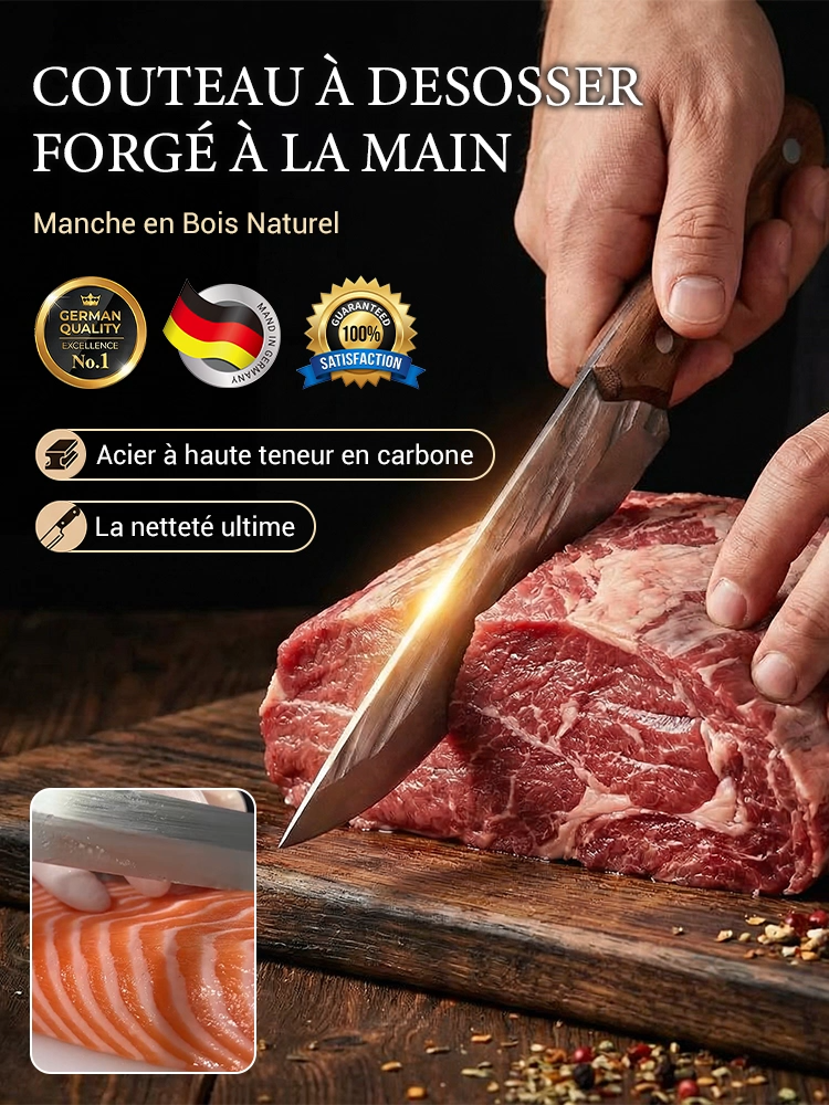 Amélioration des articles de cuisine forgés à la main