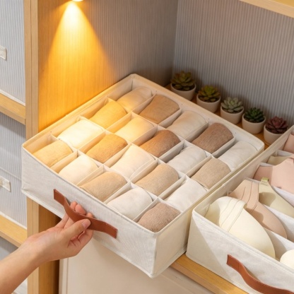 Boîte de rangement placard grande capacité respirante pratique