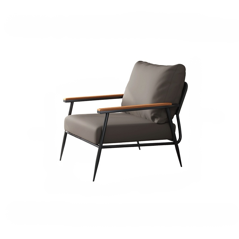 Fauteuil moderne nordique une place, spécial pour chambre à coucher et réception d'affaires