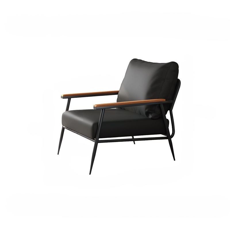 Fauteuil moderne nordique une place, spécial pour chambre à coucher et réception d'affaires