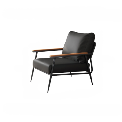 Fauteuil moderne nordique une place, spécial pour chambre à coucher et réception d'affaires