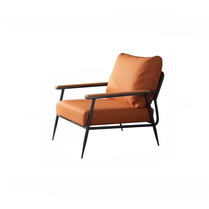 Fauteuil moderne nordique une place – Idéal pour chambre à coucher et réception d'affaires