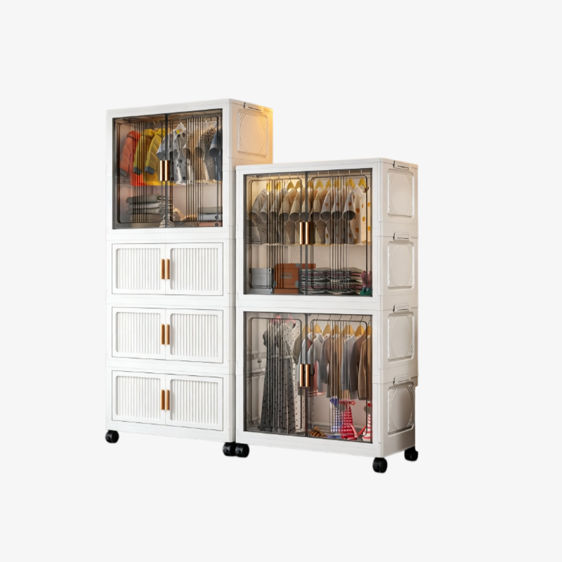 New Design Professional Factory Plastic Foldable Storage Cabinet Organizer Box