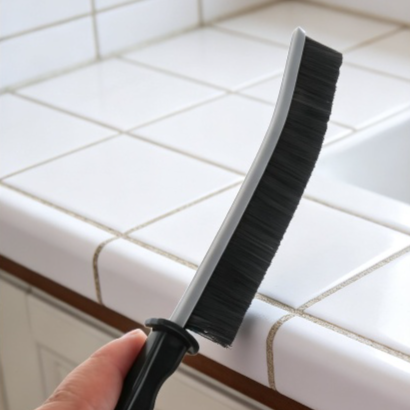 Gap Detail Brush Tool for Cleaning Door Window Tracks and Kitchen Gaps