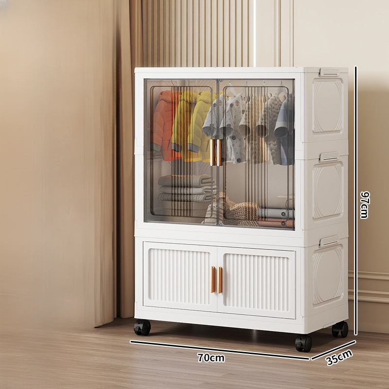 New Design Foldable Plastic Storage Cabinet Organizer Box | Professional Factory