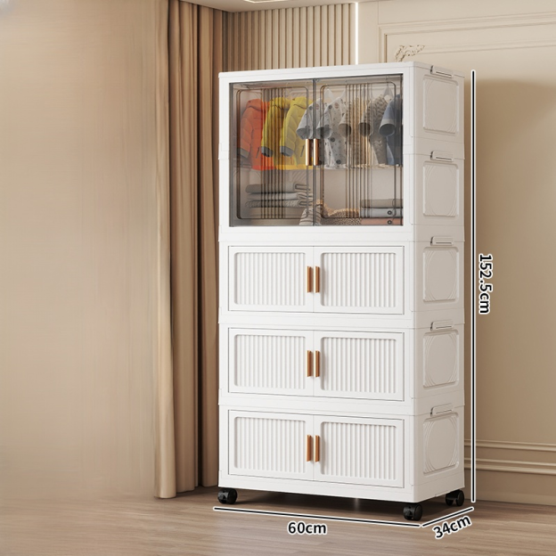 New Design Professional Factory Plastic Foldable Storage Cabinet Organizer Box