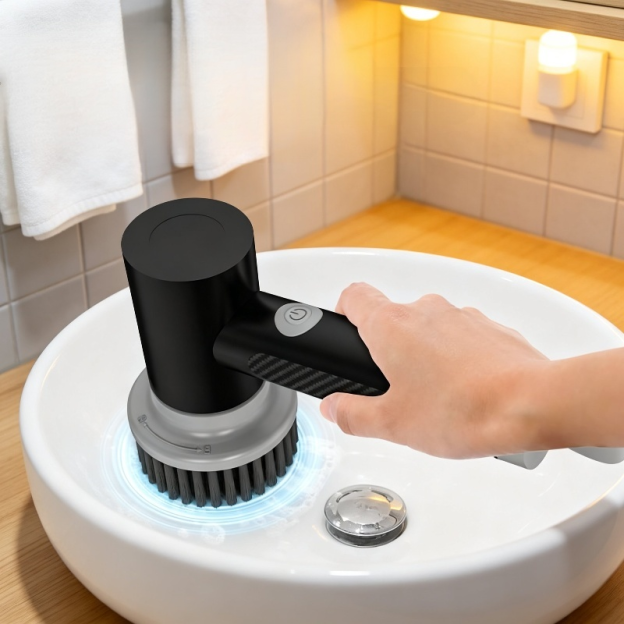 Multifunctional Handheld Electric Cleaning Brush for Home