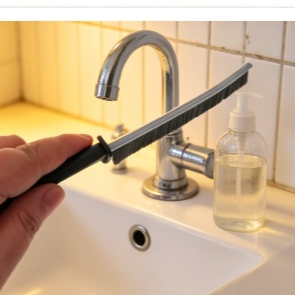 Gap Detail Brush Tool for Cleaning Door Window Tracks and Kitchen Gaps