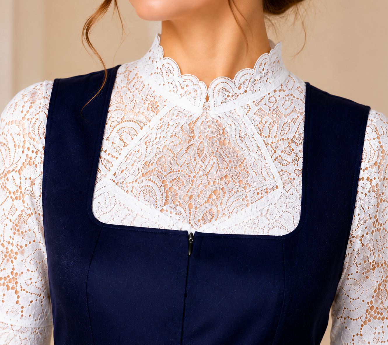 Bavarian Princess Classic Royal Blue Dirndl