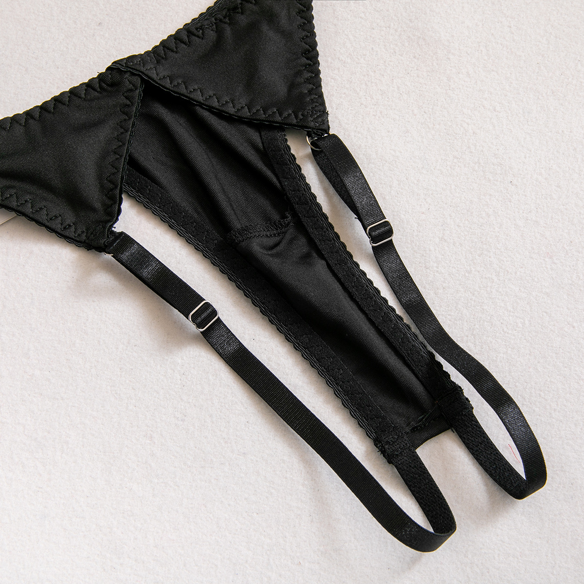 Hollow Open Bust Tassel Lingerie Set – Sexy Temptation Design