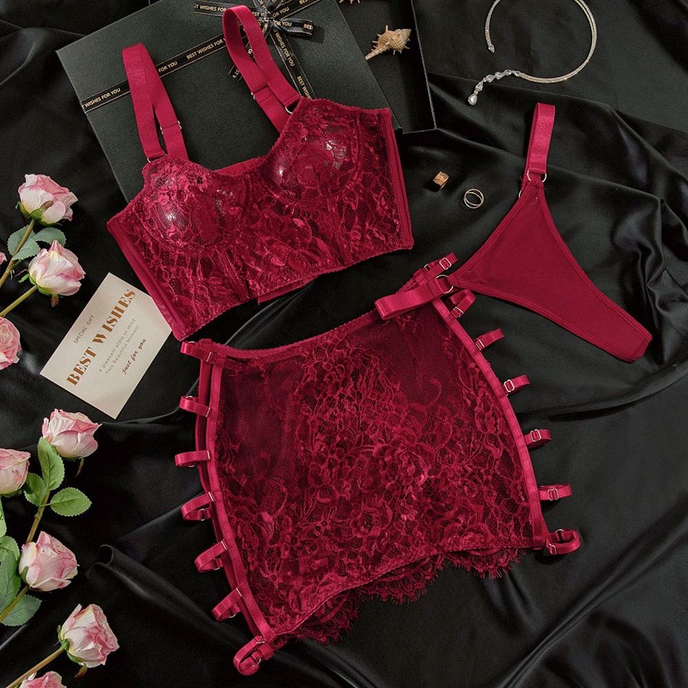 High Elastic Lace Underwear Set – 3D Tailoring, Slim & Elegant Fashion Essential