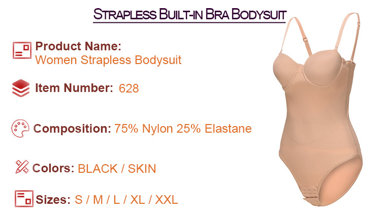 Large Size Body Shaping Jumpsuit, Strapless Dress, Special Corset With Steel Ring Bra, Seamless Abdominal Control Waistband